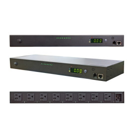 Minuteman RPM208N1LCD-IEC RPM Switched PDU 8-outlet 120V 20A IPv6