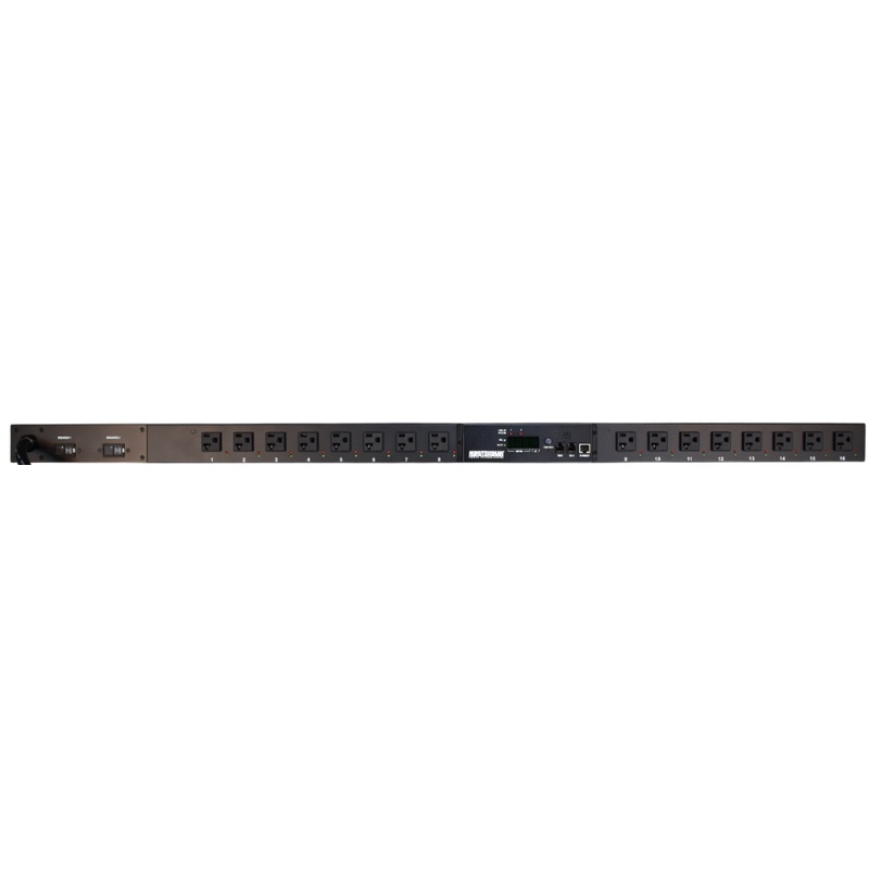 Minuteman RPM3016N1LCD-HW RPM Switched PDU 16-outlet 120V 30A IPv6