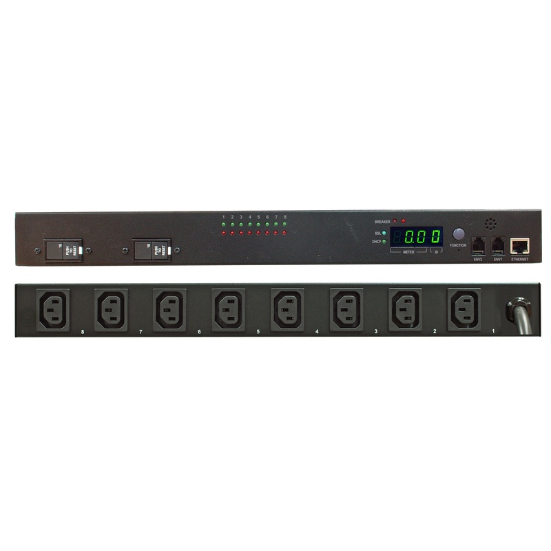 Minuteman RPM308I2LCD-HW RPM Switched PDU 8-outlet 208V 30A IPv6 Remote Power Manager