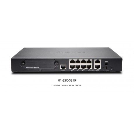 Dell Security SonicWALL Tz600 Total Secure 1Yr 01-SSC-0219
