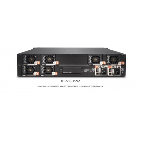 SonicWall SuperMassive 9800 Secure Upgrade Plus - Advanced Edition 2Yr Appliances