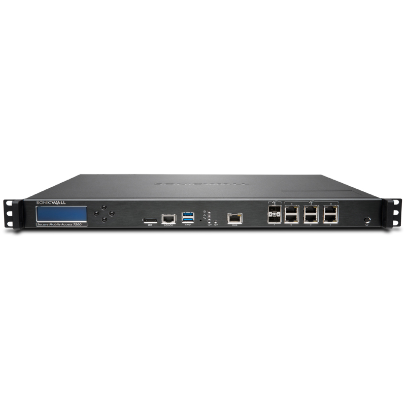 SonicWall SMA 7200 Bundle With FIPS, 300 Users + Support (1 Year)