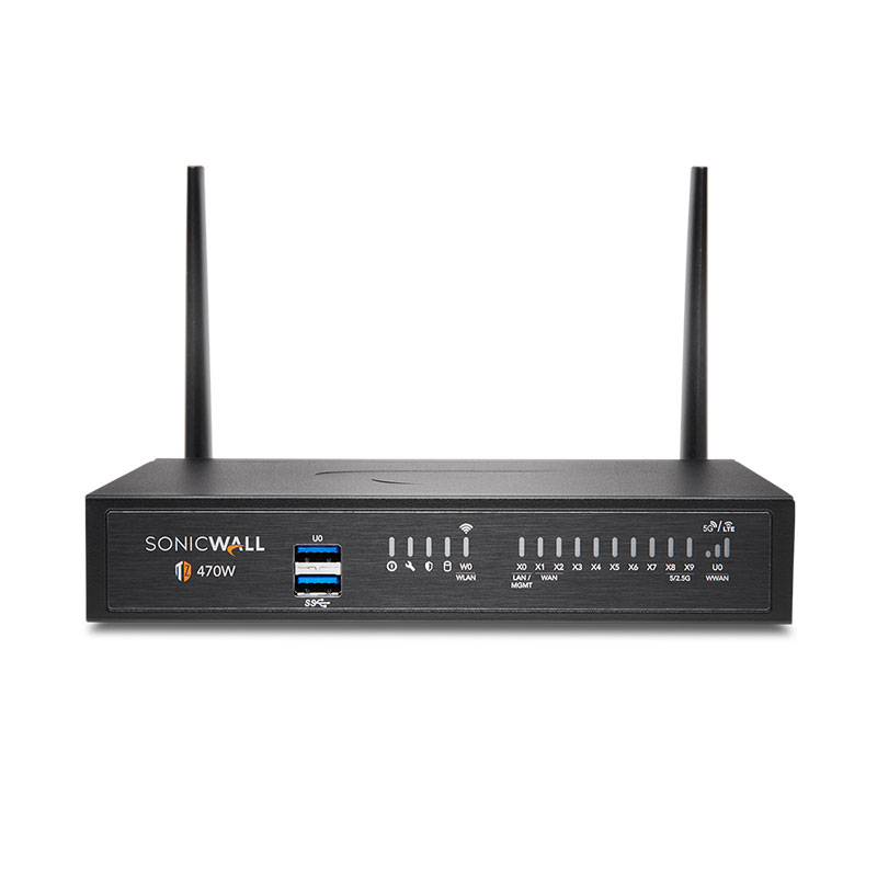 SonicWall TZ470 Wireless-AC Base Appliance