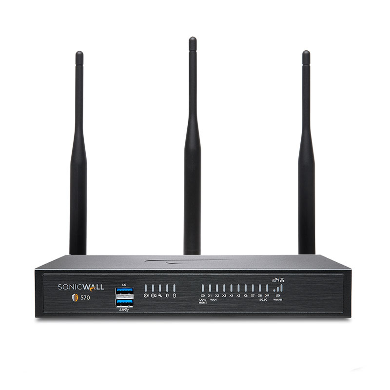 SonicWall TZ570 Wireless-AC Intl With 8x5 Support (1 Year)