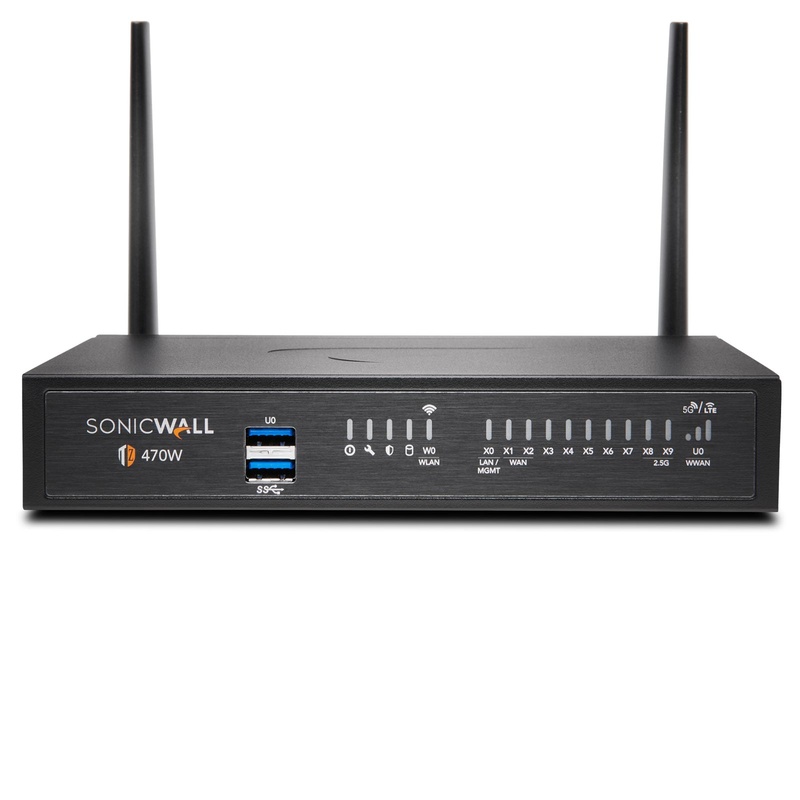 SonicWall TZ470 Wireless-AC Intl Total Secure - Essential Edition (1 Year) Appliances