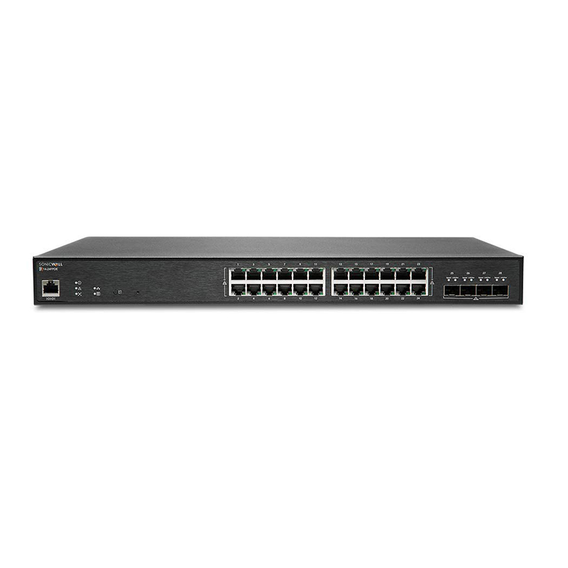 SonicWall Switch SWS14-24FPoE with Wireless Network Management and Support (3 Year) Wireless Network Management and Support