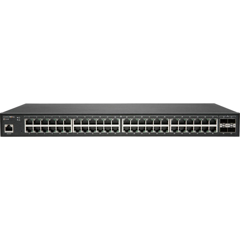 SonicWall Switch SWS14-48 Appliance With Wireless Network Management Essential And Support (1 Year)