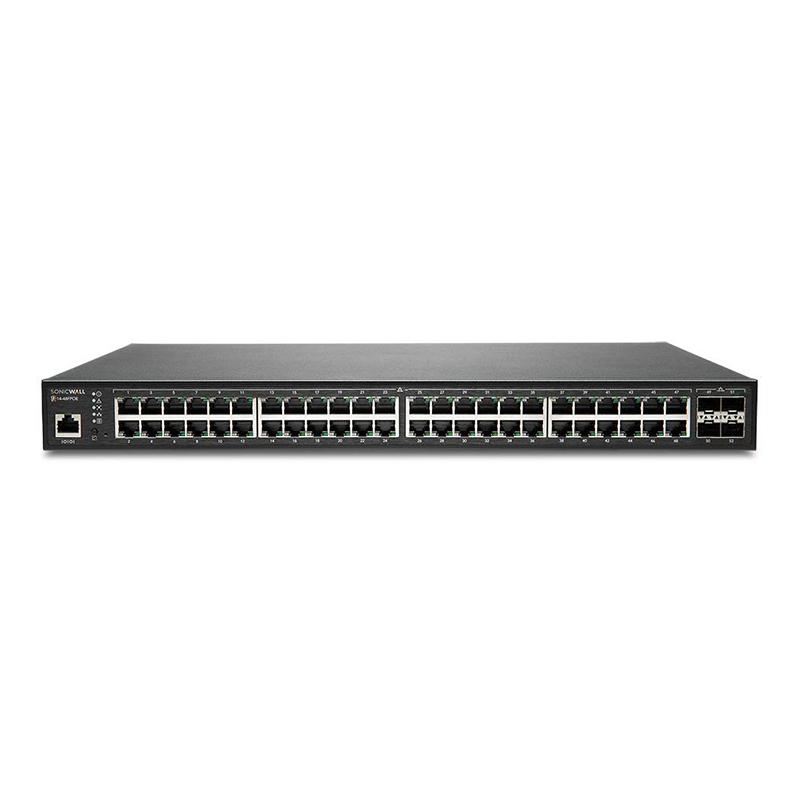 SonicWall Switch SWS14-48FPoE with Wireless Network Management and Support (3 Year)