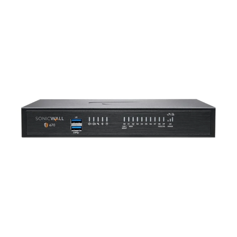 SonicWall TZ670 Secure Upgrade Appliance Only No Attached Subscription (existing SonicWall Customers Only) Appliances