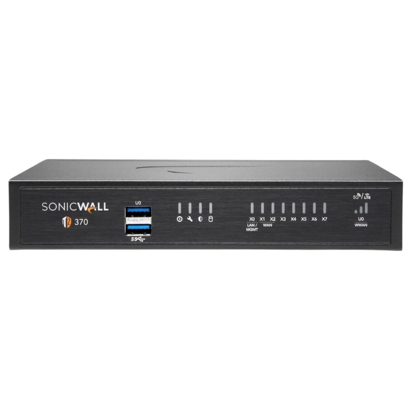 SonicWall TZ370 TradeUp (03-SSC-3004) | 3YR Advanced Protection Security Suite and 1 YR Cloud Secure Edge - Secure Internet Access (Basic-10 Users) and Secure Private Access (Advanced-3 Users) 