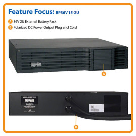 Tripp Lite BP36V15-2U External 36V 2U Rack/Tower Battery Pack for Select UPS Systems