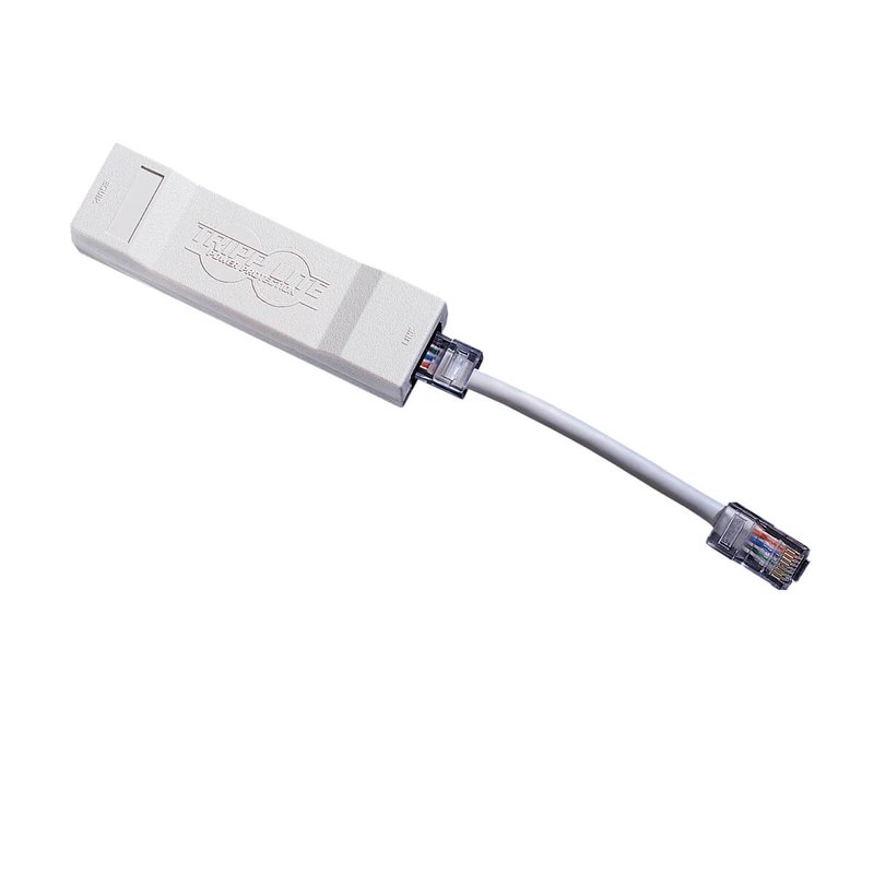 Tripp Lite DNET1 DataShield In-Line Surge Protector for Network and Phone Lines 1-Line RJ45 DataShield Series