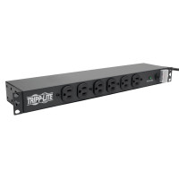 Tripp Lite DRS-1215 14-Outlet Economy Network Server Surge Protector 15 ft. (4.57 m) Cord 3000 Joules 1U Rack-Mount