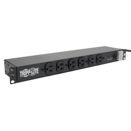 Tripp Lite DRS-1215 14-Outlet Economy Network Server Surge Protector 15 ft. (4.57 m) Cord 3000 Joules 1U Rack-Mount