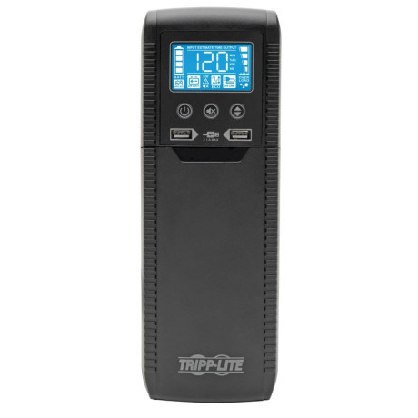 Tripp Lite ECO1000LCD Line-Interactive UPS with USB and 8 Outlets - 120V 1000VA 600W 50/60 Hz AVR ECO Series