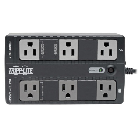Tripp Lite ECO350UPS 350VA 210W Standby UPS - 6 NEMA 5-15R Outlets 120V 50/60 Hz 5-15P Plug ENERGY STAR Desktop/Wall UPS Battery Backup