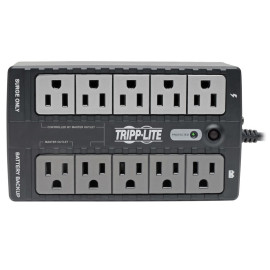 Tripp Lite ECO550UPS 550VA 300W Standby UPS - 10 NEMA 5-15R Outlets 120V 50/60 Hz 5-15P Plug ENERGY STAR Desktop/Wall