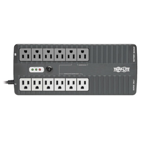 Tripp Lite ECO750UPS 550VA 300W Standby UPS - 10 NEMA 5-15R Outlets 120V 50/60 Hz 5-15P Plug ENERGY STAR Desktop/Wall UPS Battery Backup