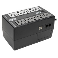Tripp Lite INTERNET550U 550VA 300W Standby UPS - 10 NEMA 5-15R Outlets 120V 50/60 Hz USB 5-15P Plug Desktop/Wall Mount UPS Battery Backup