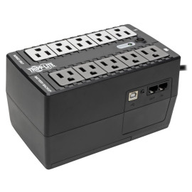 Tripp Lite INTERNET600U 600VA 325W Standby UPS - 10 NEMA 5-15R Outlets 120V 50/60 Hz USB 5-15P Plug Desktop/Wall Mount