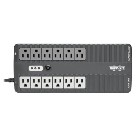 Tripp Lite INTERNET900U 900VA 480W Standby UPS - 12 NEMA 5-15R Outlets 120V 50/60 Hz 5-15P Plug ENERGY STAR Desktop/Wall UPS Battery Backup