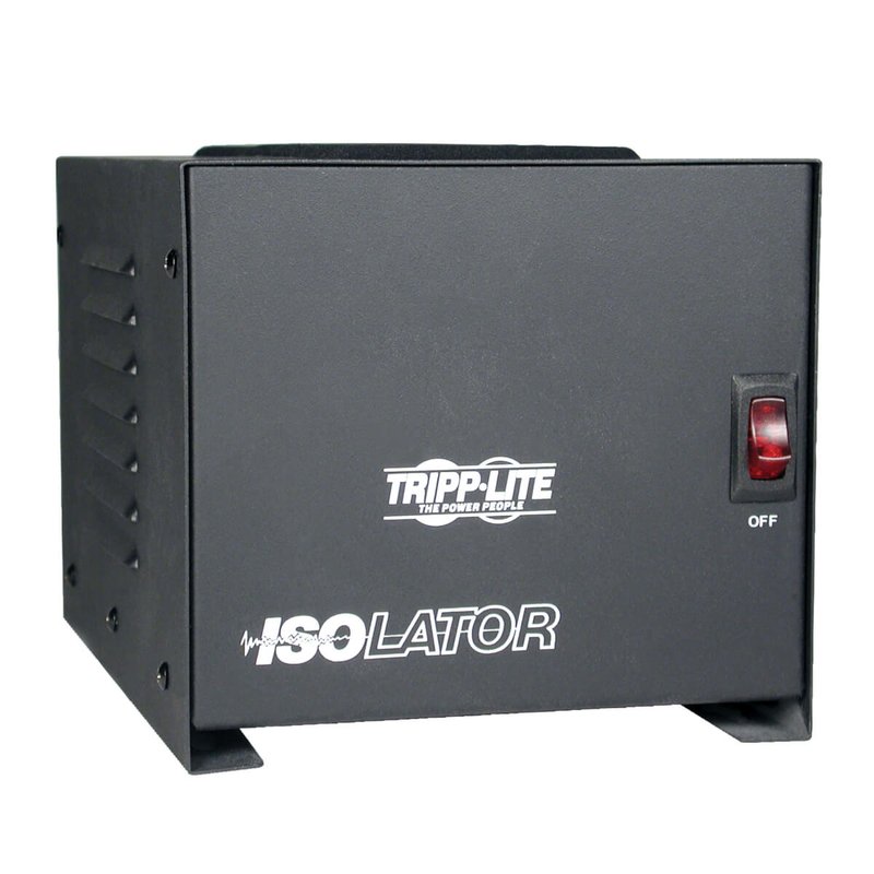 Tripp Lite IS1000 Isolator Series 120V 1000W Isolation Transformer-Based Power Conditioner 4 Outlets TAA