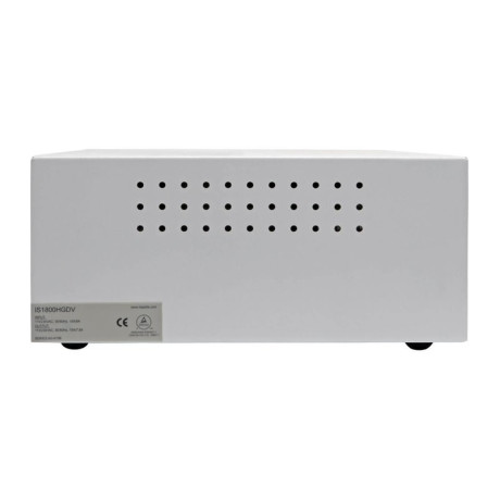 Tripp Lite IS1800HGDV Isolator Series Dual-Voltage 115/230V 1800W 60601-1 Medical-Grade Isolation Transformer C20 Inlet 8 C13 Outlets IS Series