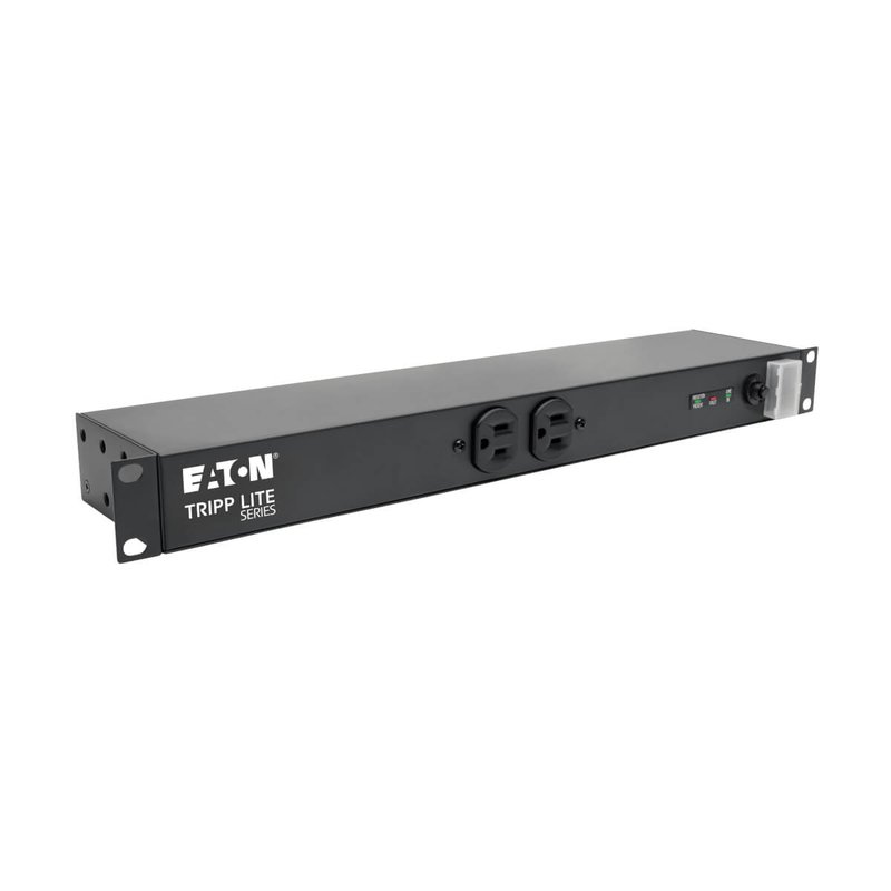 Tripp Lite ISOBAR12ULTRA Isobar 12-Outlet Network Server Surge Protector 15 ft. (4.57 m) Cord 3840 Joules Diagnostic LEDs 1U Rackmount
