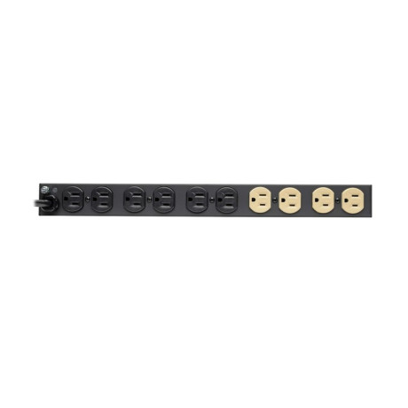 Tripp Lite ISOBAR12ULTRA Isobar 12-Outlet Network Server Surge Protector 15 ft. (4.57 m) Cord 3840 Joules Diagnostic LEDs 1U Rackmount
