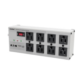 Tripp Lite ISOBAR825ULTRA Isobar 8-Outlet Surge Protector 25 ft. Cord with Right-Angle Plug 3840 Joules Diagnostic LEDs Metal Housing