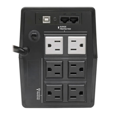 Tripp Lite OMNI700LCDT 700VA 350W Line-Interactive UPS with 6 Outlets - AVR 120V 50/60 Hz LCD USB Tower