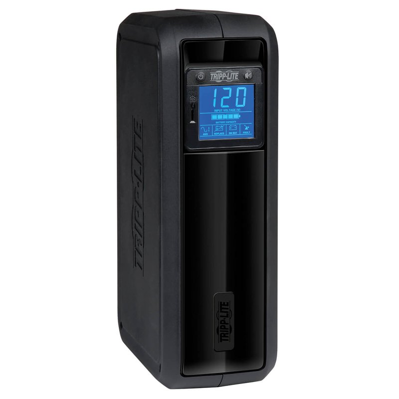 Tripp Lite OMNI900LCD OmniSmart LCD 120V 900VA 475W Line-Interactive UPS Tower LCD display USB port OmniSmart Series