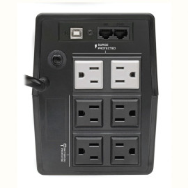 Tripp Lite OMNISMART500TU 500VA 360W Line-Interactive UPS with 6 Outlets - AVR 120V 50/60 Hz LCD USB Tower