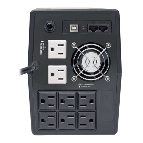 Tripp Lite OMNIVS1200LCD 1200VA 600W Line-Interactive UPS with 8 Outlets - AVR 120V 50/60 Hz LCD USB Tower OmniVS Series
