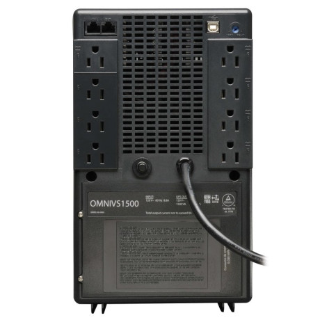 Tripp Lite OMNIVS1500 OmniVS 120V 1500VA 940W Line-Interactive UPS Tower USB port OmniVS Series