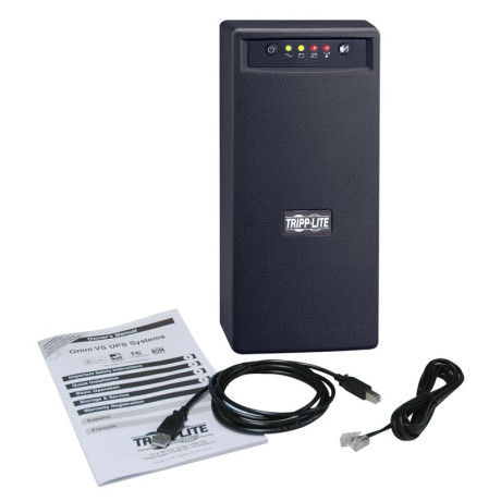 Tripp Lite OMNIVS800 OmniVS 120V 800VA 475W Line-Interactive UPS Tower USB port OmniVS Series