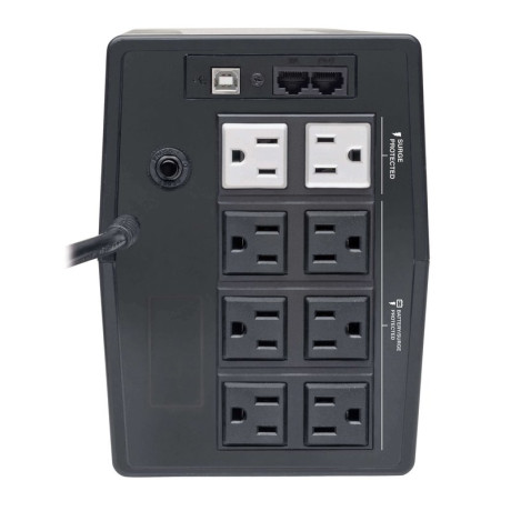 Tripp Lite OMNIVS800LCD 800VA 475W Line-Interactive UPS - 8 NEMA 5-15R Outlets AVR 120V 50/60 Hz USB LCD Tower OmniVS Series