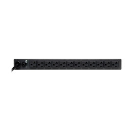 Tripp Lite PDU1220 2.4kW Single-Phase 120V Basic PDU 13 NEMA 5-15/20R Outlets NEMA 5-20P Input 15 ft. (4.57 m) Cord 1U Rack-Mount