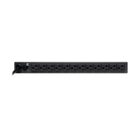 Tripp Lite PDU1220 2.4kW Single-Phase 120V Basic PDU 13 NEMA 5-15/20R Outlets NEMA 5-20P Input 15 ft. (4.57 m) Cord 1U Rack-Mount PDU Series
