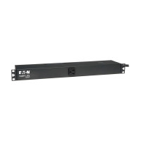 Tripp Lite PDU1220T 2.4kW Single-Phase 120V Basic PDU 13 NEMA 5-15/20R Outlets NEMA L5-20P Input 15 ft. (4.57 m) Cord 1U Rack-Mount