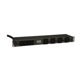 Tripp Lite PDU1230 5.8kW 200-240V Single-Phase Basic PDU - 16 C13 & 4 C19 Outlets L6-30P Input 15 ft. (4.6 m) Cord 1U Rack-Mount