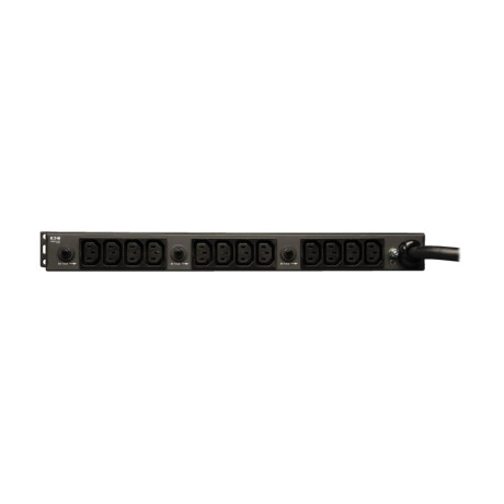 Tripp Lite PDU1230 5.8kW 200-240V Single-Phase Basic PDU - 16 C13 & 4 C19 Outlets L6-30P Input 15 ft. (4.6 m) Cord 1U Rack-Mount PDU Series