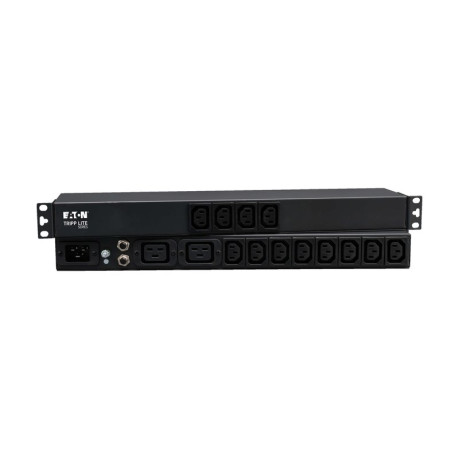 Tripp Lite PDU12IEC 1.9-3.8kW Single-Phase 120240V Basic PDU 14 Outlets (12 C13 & 2 C19) C20 16A Input 1U Rack-Mount