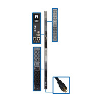 Tripp Lite PDU3EVN6L2120 Eaton 5.8kW 208/120V 3PH Monitored PDU - LX Interface Gigabit 45 Outlets L21-20P Input LCD 1.8 m Cord 0U 1.8 m Height TAA PDU Series