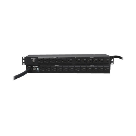 Tripp Lite PDU3EVN6L2130 Eaton 8.6kW 208/120V 3PH Monitored PDU - LX Interface Gigabit 45 Outlets L21-30P Input LCD 1.8 m Cord 0U 1.8 m Height TAA PDU Series