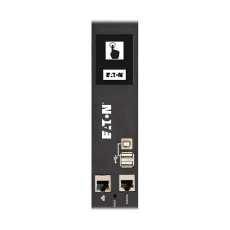 Tripp Lite PDU3EVS6L2130 Eaton 10kW 200-240V 3PH Switched PDU LX Interface Gigabit 30 Outlets L21-30P Input LCD 1.8 m Cord 0U 1.8 m Height TAA