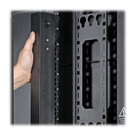 Tripp Lite PDU3MV6H50A 14.4kW 3-Phase Local Metered PDU 208V Outlets (36 C13 6 C19 3 L6-30R) Hubbell 50A CS8365C 6 ft. (1.83 m) Cord 0U Vertical TAA PDU Series