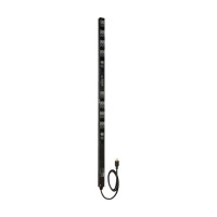 Tripp Lite PDU3MV6L2120 5.7kW 3-Phase Local Metered PDU 208/120V Outlets (36 C13 6 C19 6 5-15/20R) L21-20P 6 ft. (1.83 m) Cord 0U Vertical TAA PDU Series