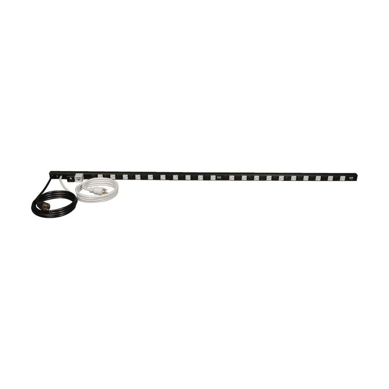 Tripp Lite PDU40TDUAL 3.8kW Single-Phase Dual-Circuit 120V Basic PDU 40 NEMA 5-15/20R Outlets NEMA L5-20P/5-20P Inputs 10 ft. (3.05 m) Cords 0U PDU Series