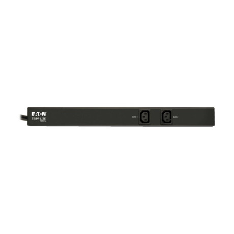 Tripp Lite PDUH30HV 5.8kW Single-Phase 200-240V Basic PDU 10 C13 Outlets NEMA L6-30P Input 12 ft. (3.66 m) Cord 1U Rack-Mount